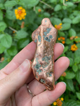 Load image into Gallery viewer, Native Michigan Copper With Malachite & Included Silver