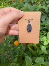 Load image into Gallery viewer, Sterling Silver Druzy Pendant