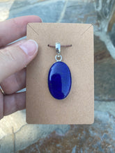 Load image into Gallery viewer, Lapis Lazuli Pendant .925 Sterling Silver