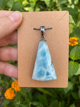 Load image into Gallery viewer, Sterling Silver Larimar Pendant