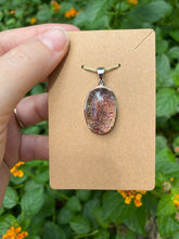 Load image into Gallery viewer, Sterling Silver Harlequin Quartz Pendant