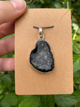 Load image into Gallery viewer, Sterling Silver Geode Agate Pendant
