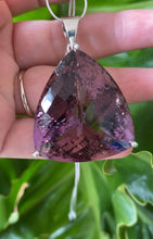 Load image into Gallery viewer, .925 Sterling Silver Trillion Cut Multifaceted Ametrine Pendant