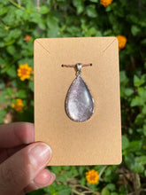 Load image into Gallery viewer, Sterling Silver Gem Lepidolite Pendant