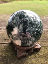 Load image into Gallery viewer, Moss Agate Sphere
