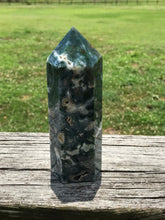 Load image into Gallery viewer, Moss Agate Tower