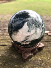 Load image into Gallery viewer, Moss Agate Sphere