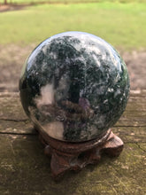 Load image into Gallery viewer, Moss Agate Sphere