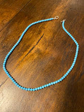 Load image into Gallery viewer, Sleeping Beauty Turquoise Beaded Necklace
