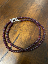 Load image into Gallery viewer, Garnet Beaded Necklace
