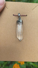 Load and play video in Gallery viewer, Sterling Silver Lemurian Quartz Pendant
